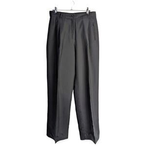 Vintage Giorgio Sant Angelo Women's Black Pleated High Wasted Dress Pants Size 8